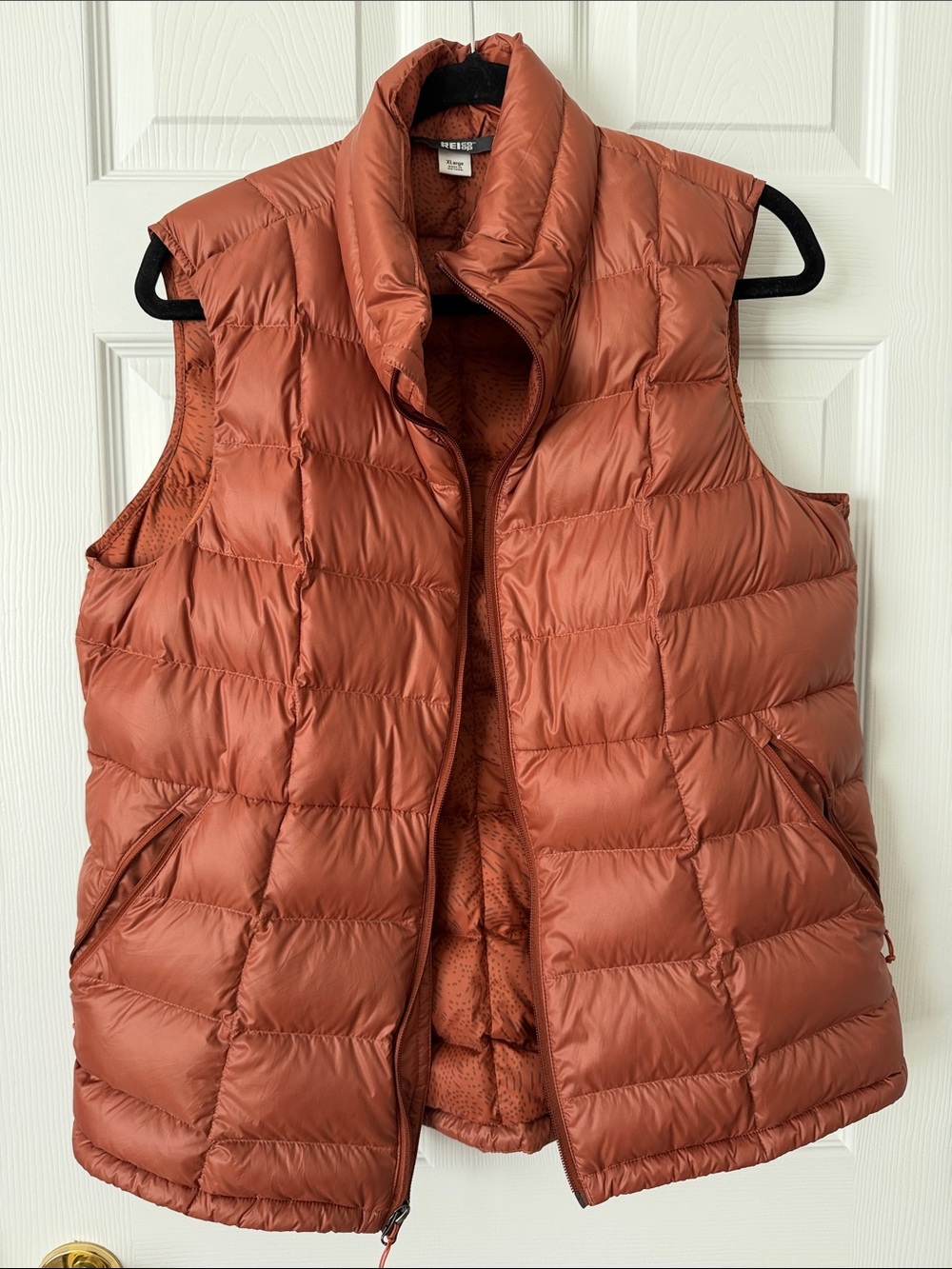 REI Quilted Puffer Vest - Rust